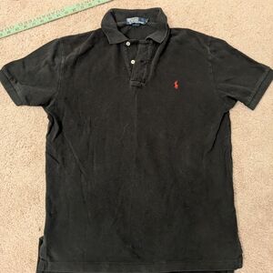 Ralph Lauren Black Polo Shirt for Men
